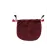 Mittelalter Almosenbeutel Kyot 14X16 cm in Rot Frontansicht 3