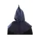 Mittelalter Kapuze Elida in Blau Rückansicht