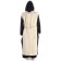 Mittelalter Skapulier Vivianz in Beige RÃ¼ckansicht