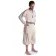 Mittelalter Tunika Hagen mittel in Beige Seitenansicht 2