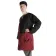 Mittelalter Tunika Dietrich in Schwarz Seitenansicht 2