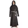 Mittelalter Kutte Halzebier (Set) in Schwarz Frontansicht