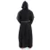 Mittelalter Mittelalterkutte Heimrich in Schwarz Rückansicht