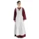 Mittelalter Kleid Sigune in Rot Frontansicht 3