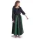 Mittelalter Bluse Gotelinde in Schwarz Frontansicht 2