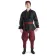 Wikinger Hose Loki in Rot Frontansicht 3