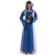Mittelalter Kleid Liebgart in MISSING: royalblue-lightblue Frontansicht 3