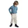 Mittelalter Kinderhose Postefar in Beige Frontansicht