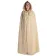 Mittelalter Umhang Sunnhild in Beige Frontansicht