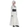 Mittelalter Haube Arnive in Beige Seitenansicht 2