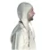 Mittelalter Bundhaube Wenezlan in Beige Seitenansicht