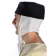 Mittelalter Kappe Reginbald white (Set) in Weiß-Schwarz Seitenansicht