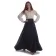Mittelalter Bluse Hilde in Beige Frontansicht 5