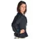 Mittelalter Bluse Hilde in Schwarz Seitenansicht