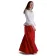 Mittelalter Bluse Hilde in Weiß Seitenansicht 3