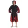 Landsknecht Hose Morold in Schwarz-Feuerrot Frontansicht
