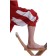 Landsknecht Hose Morold in MISSING: chilired-white Detailansicht