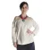Mittelalter Bluse Swanwhit in Beige Frontansicht