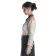 Mittelalter Bluse Swanwhit in Beige Seitenansicht