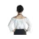 Mittelalter Bluse Swanwhit in Weiß Rückansicht