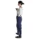 Mittelalter Bluse Swanwhit in Weiß Seitenansicht 3