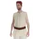 Mittelalter Hemd Heorot in Beige Frontansicht 2