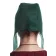 Mittelalter Haube Amurelle in Grün Rückansicht