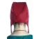 Mittelalter Haube Amurelle in Rot Rückansicht