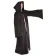 Mittelalter Mantel Tankanis in Schwarz Seitenansicht 2