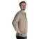 Freizeit Hemd Efnisien in Beige gestreift Seitenansicht