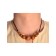 Mittelalter Halskette Arundel aus Sandelholz in Beige Frontansicht 2