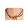 Mittelalter Halskette Kardas aus Bodhisamen in Beige Frontansicht 2
